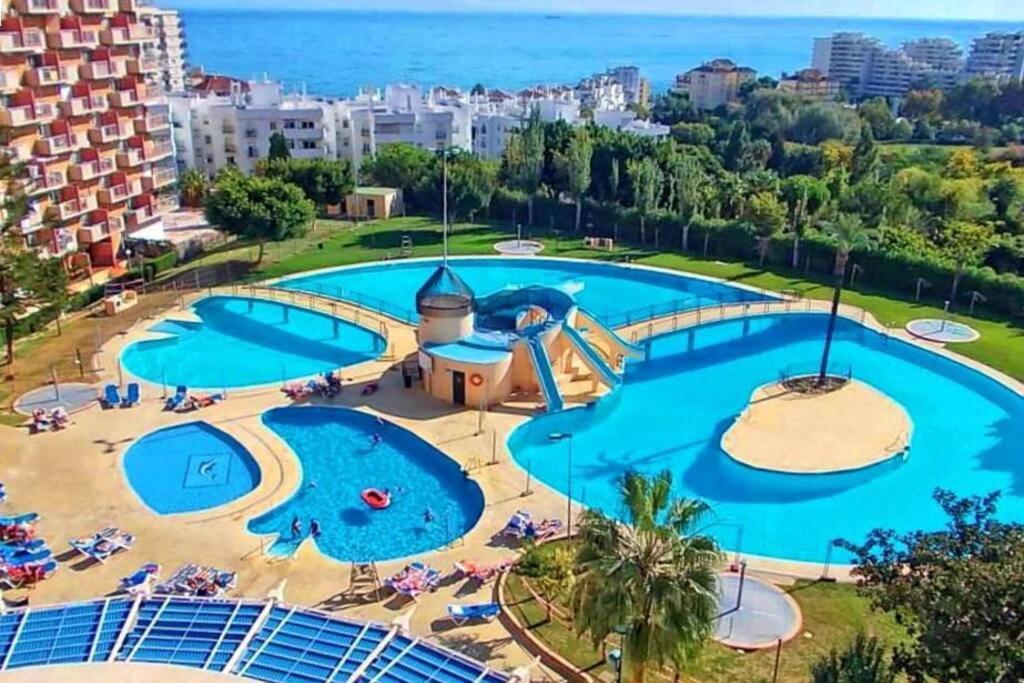 Benalmadena Estudio Jjupiter 250 M Del Mar Con Vistas Al Mar Piscinas エクステリア 写真